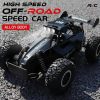 New RC Car 1:16 2WD with LED Light 2.4G 20KM/H High Speed Off-Road Climbing Remote Control Car Toy